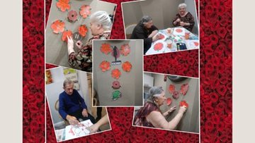 Remembrance Day at Aston House care home